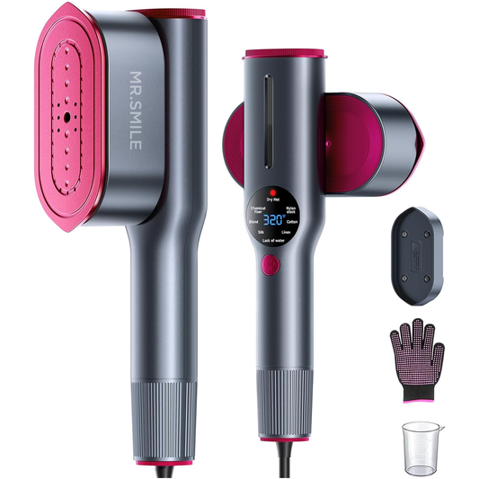 Mr.Smile™ 2-in-1 Steamer & Iron - Portable, Fast Heat-up, Travel Size