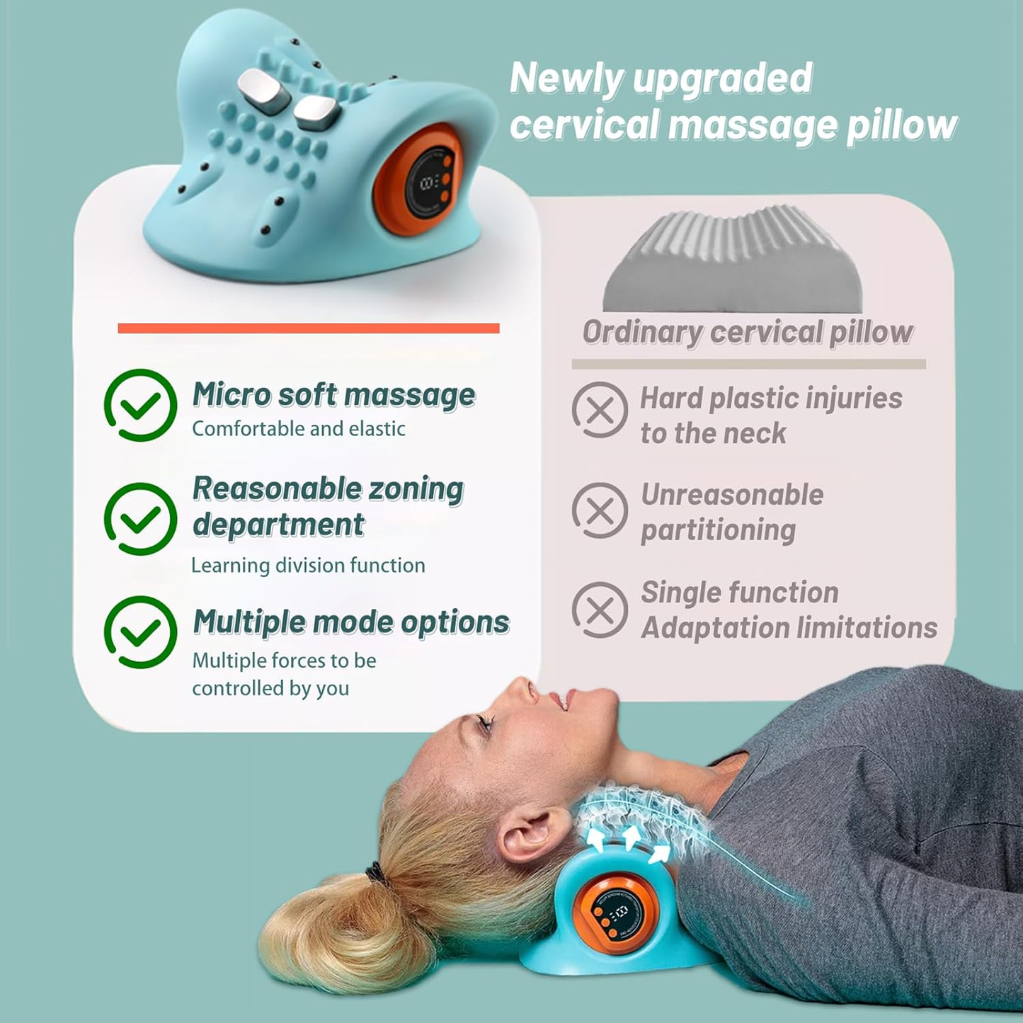 Mr.Smile Massager Pillow